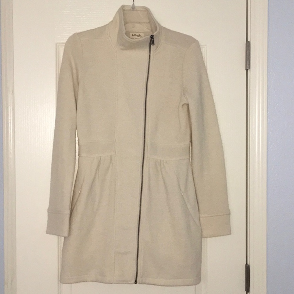 NWT Telluride front zip light coat - S